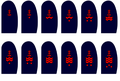 Proposal for Scandinavia's naval rank insignias, #3 (non-officers)