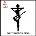 Polemic album cover for NoMoreEagleZ’s polemic Gethsemene Rock (1987), censored in many countries.