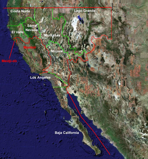 Map of Alta California